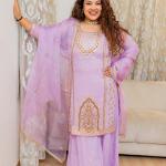 3-Piece Georgette Sharara Suit Set