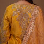 3-Piece Salwaar Suit Set Gottapatti Dori Work