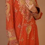 3-Piece Georgette Palazzos Suit Set (Orange)